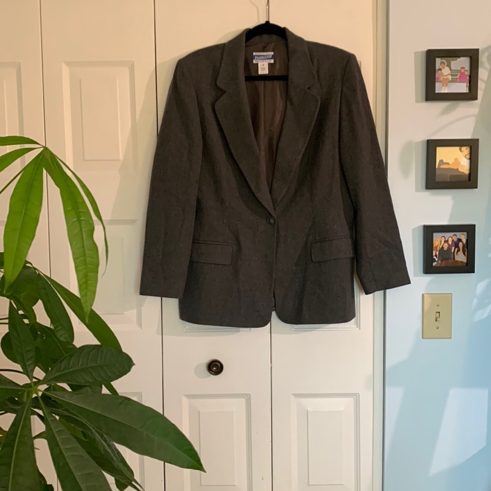 Pendleton 100% Wool Grey Blazer